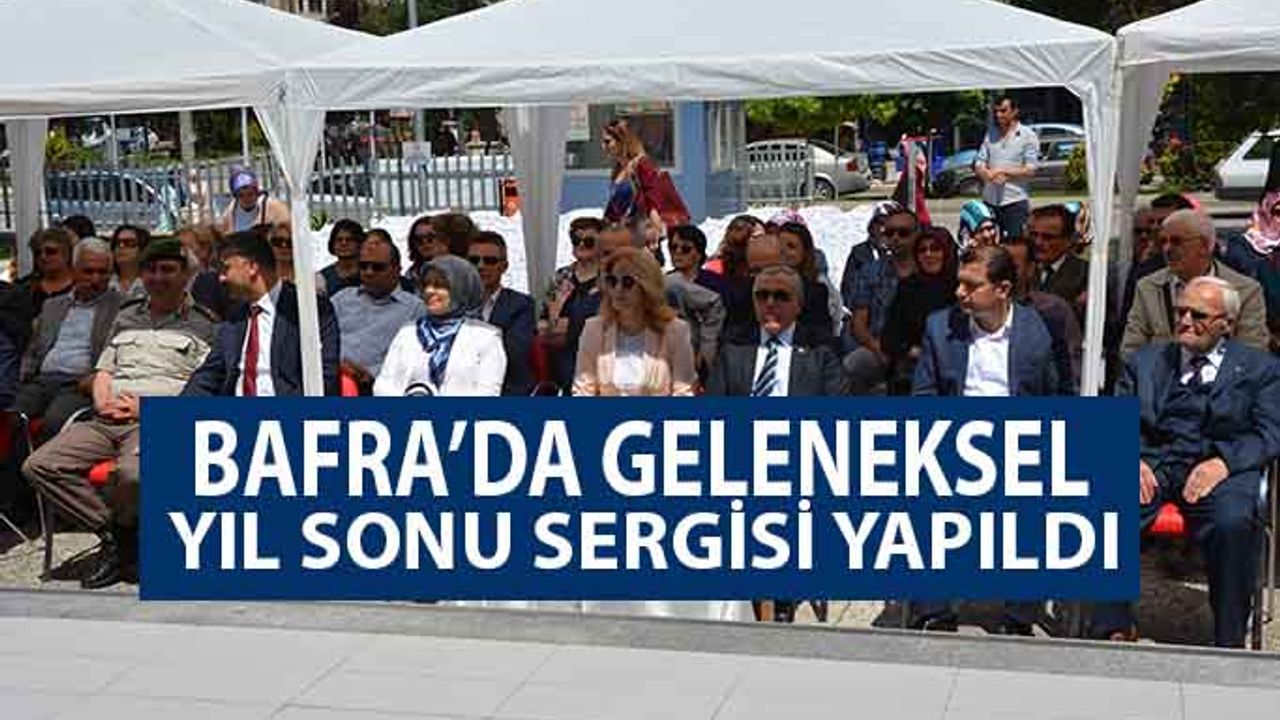 Bafra'da Geleneksel Yıl Sonu Sergisi