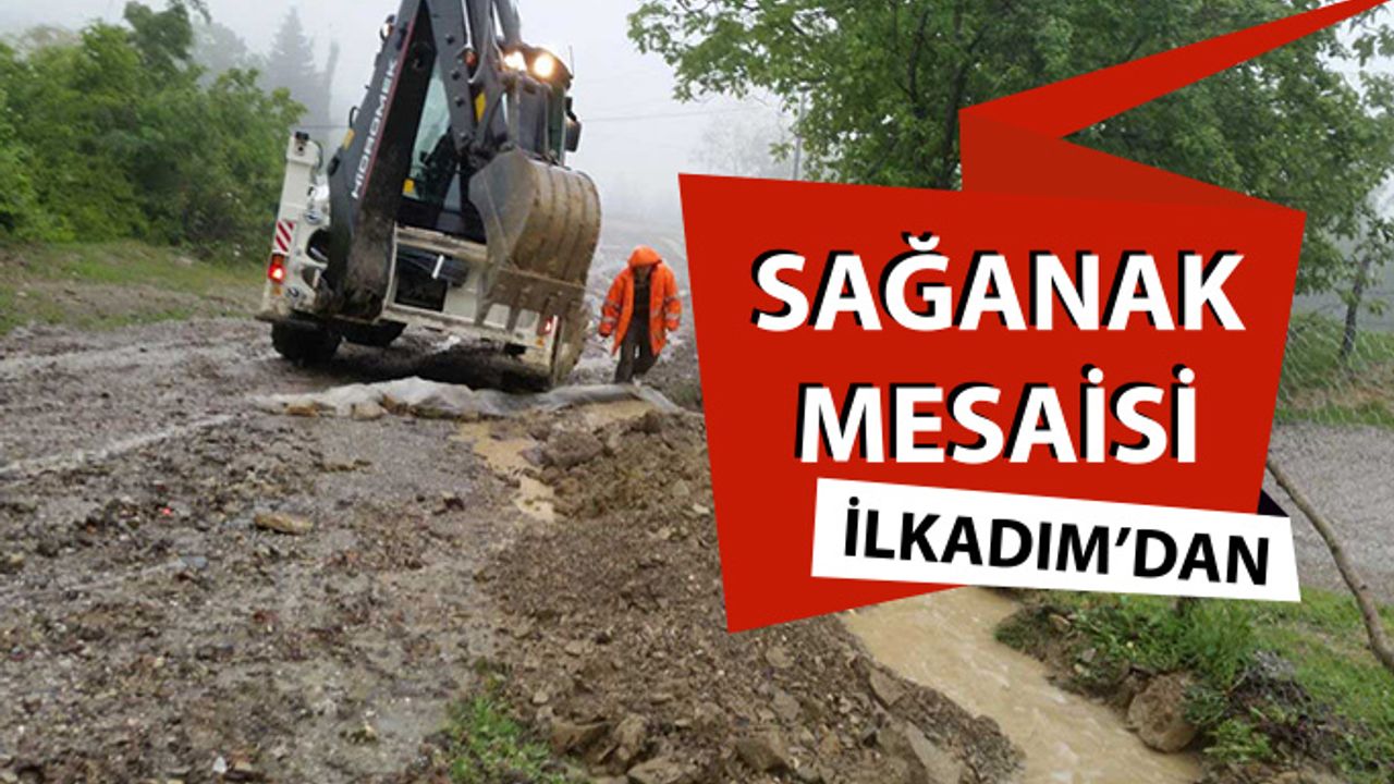 Samsun'da Sağanak Yağış Hasara Neden Oldu