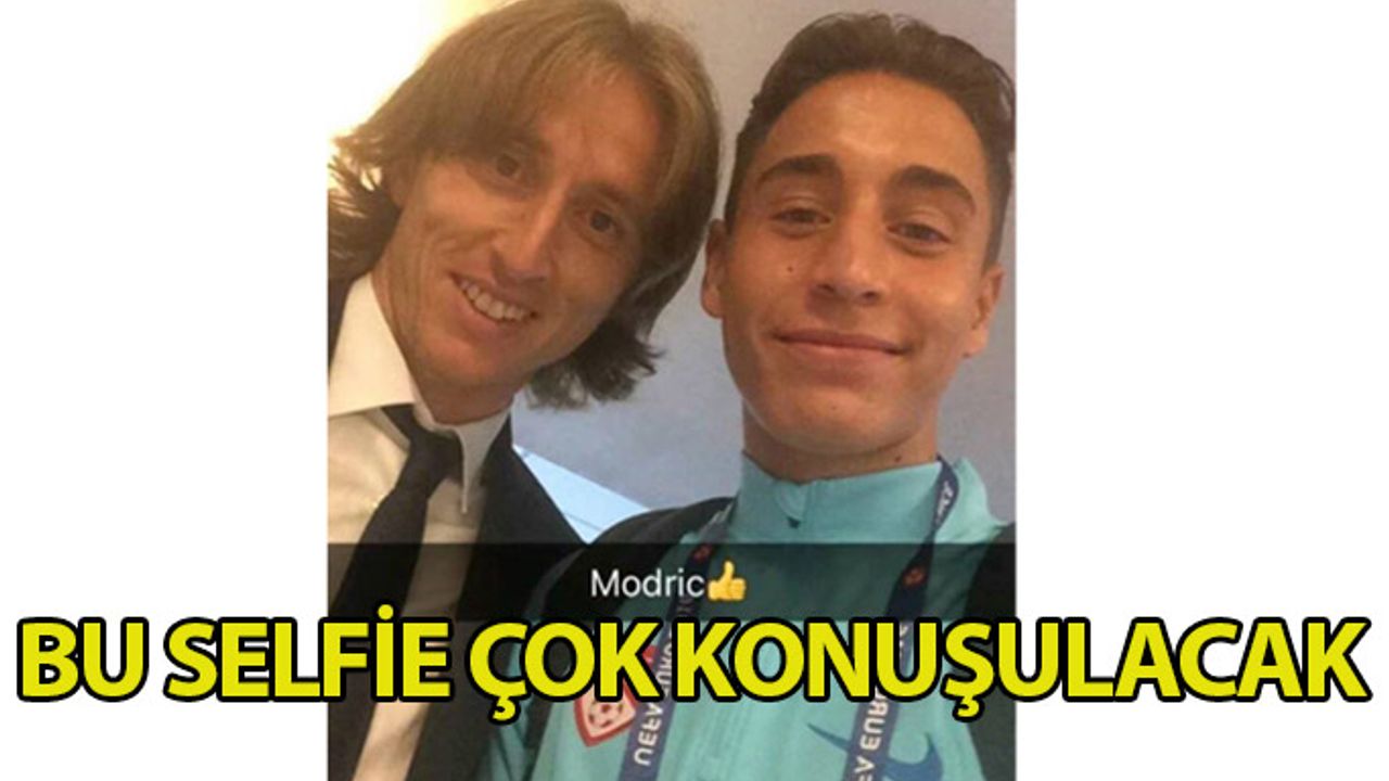 Emre Mor'dan Modric Selfie’si