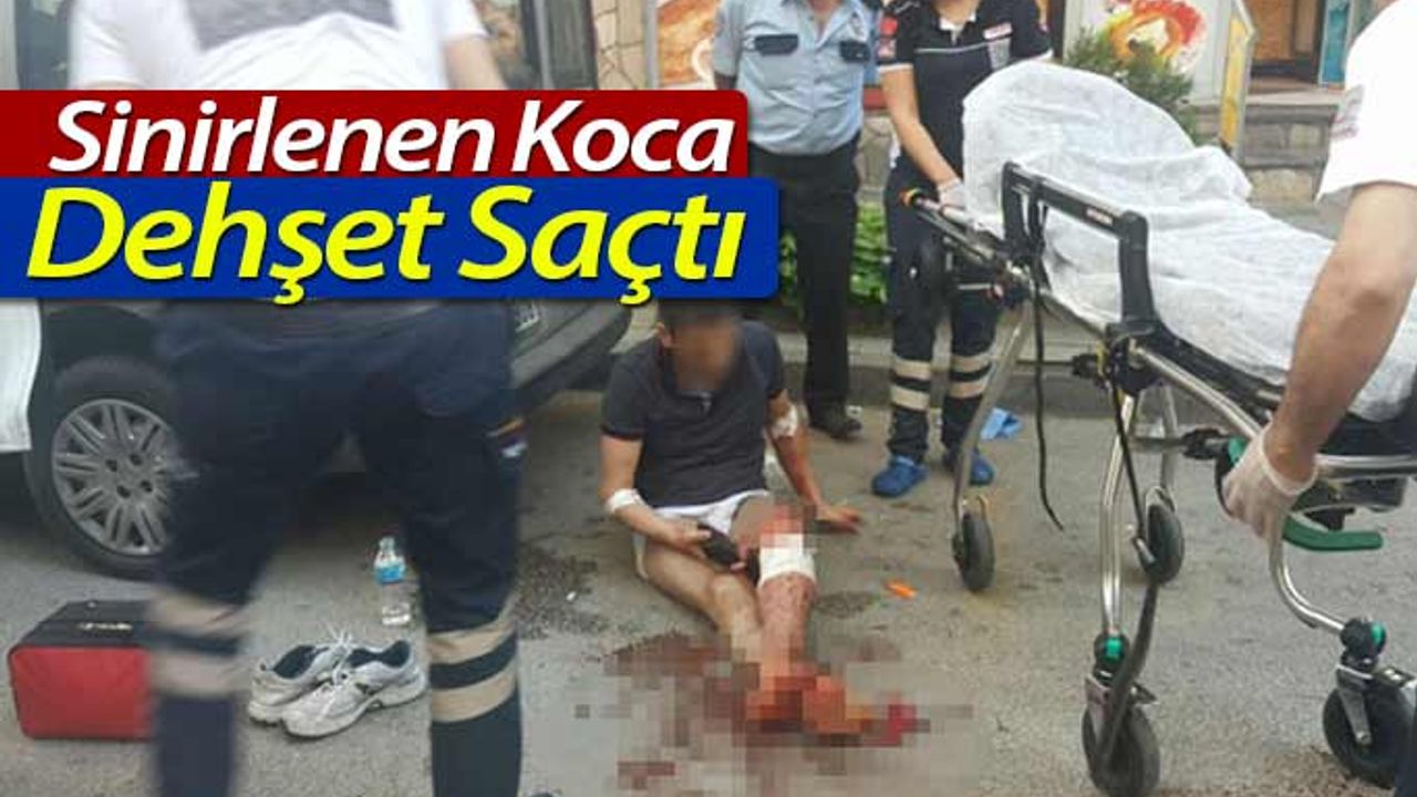 Evde Başka Erkekle Görünce Dehşet Saçtı