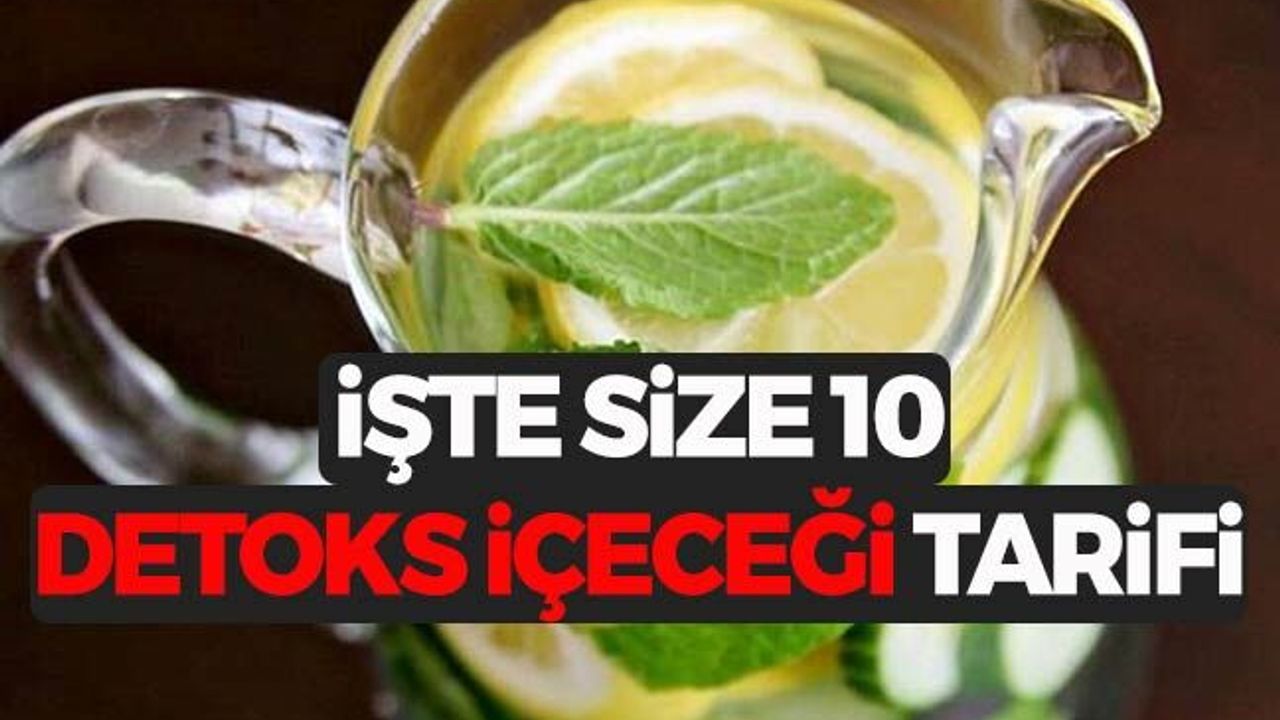İşte Size 10 Detoks İçeceği Tarifi