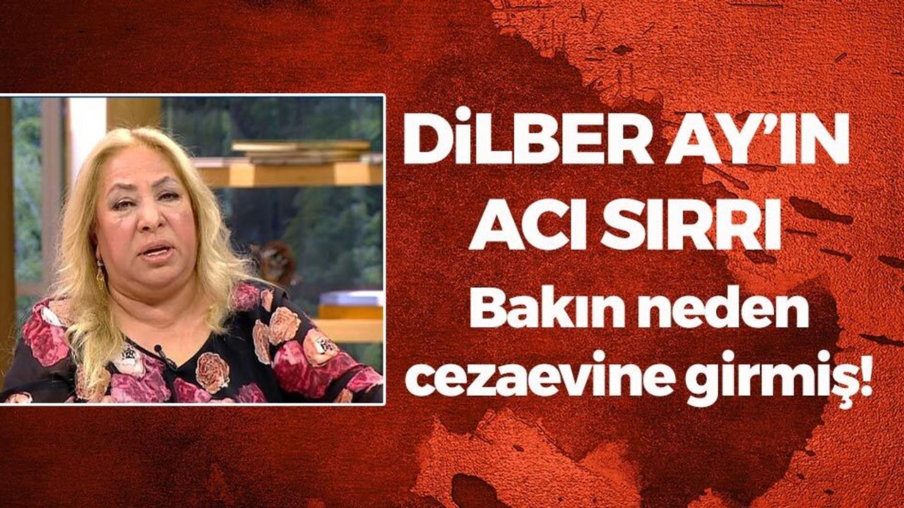 Dilber Ay'ın Acı Sırrı! Bakın Neden Cezaevine Girmiş