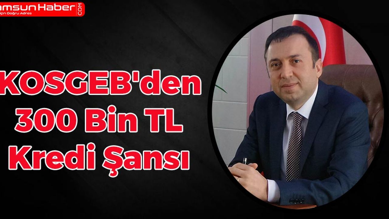 KOSGEB'den 300 Bin TL Kredi Şansı