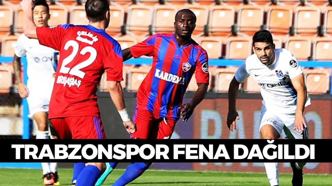 Kardemir Karabükspor 4-0 Trabzonspor