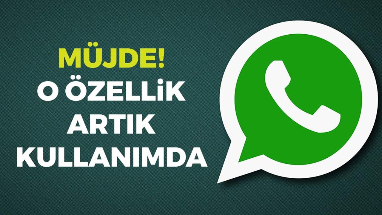 WhatsApp'ta O Özellik Artık Kullanımda