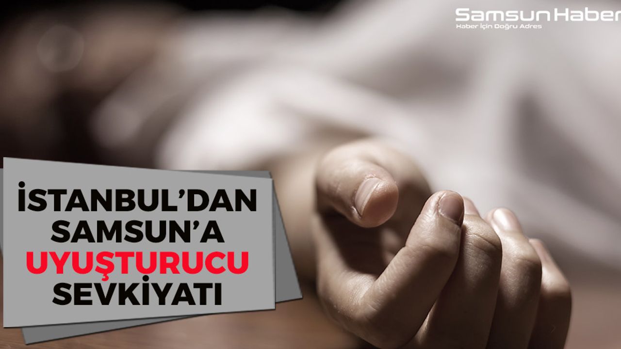 İstanbul'dan Samsun'a Uyuşturucu Sevkiyatı