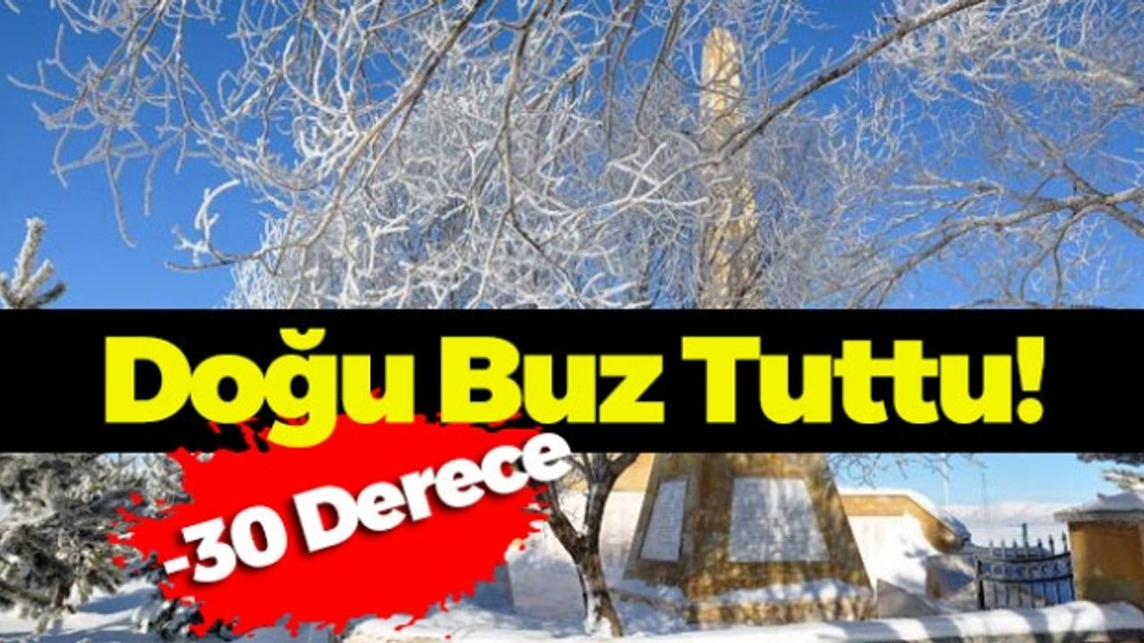 Kars Geceyi Eksi 30 Dereceyle Geçirdi