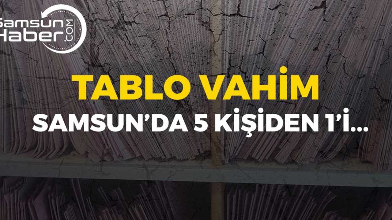 Samsun'da 5 Kişiden 1'i...
