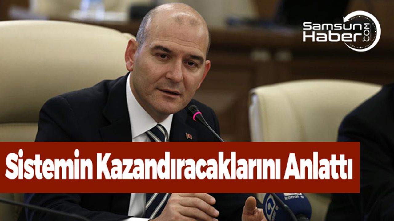Soylu, Sistemi Millete Dayandırmak Zorunda Olduklarını Söyledi