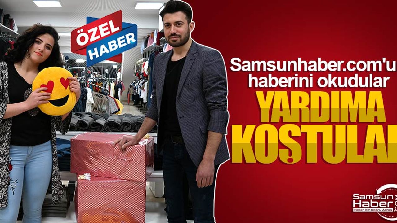 Samsun esnafı örnek olmaya devam ediyor