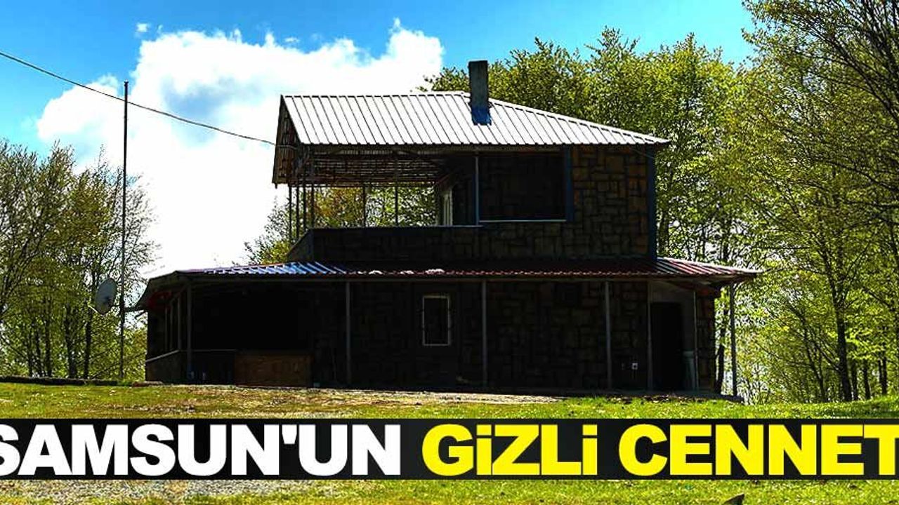 Samsun'un gizli cenneti Mahmur Dağı