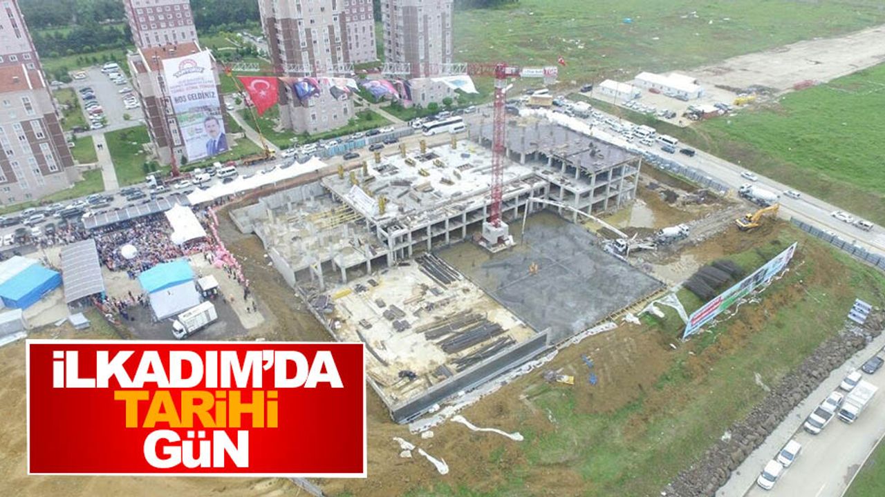 'İkadım Belediyesi Yeni Hizmet Binası ve Camisi'nin temeli coşkulu bir törenle atıldı