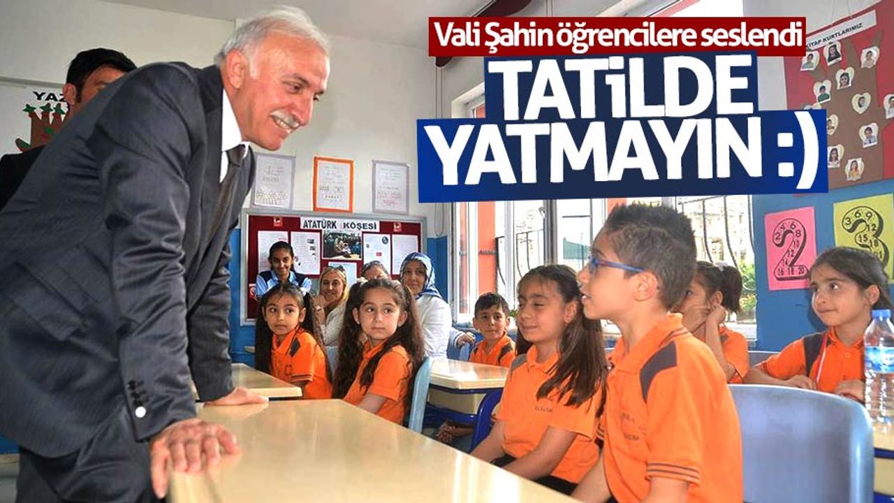 Samsun Valisi İbrahim Şahin öğrencilere seslendi