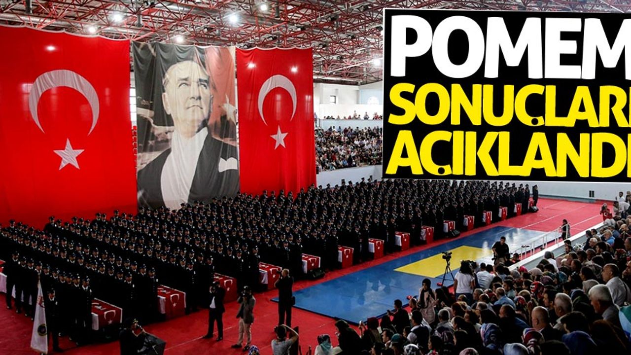 POMEM 20. dönem sınav sonuçları açıklandı! (Polislik sınavı sonuçları)