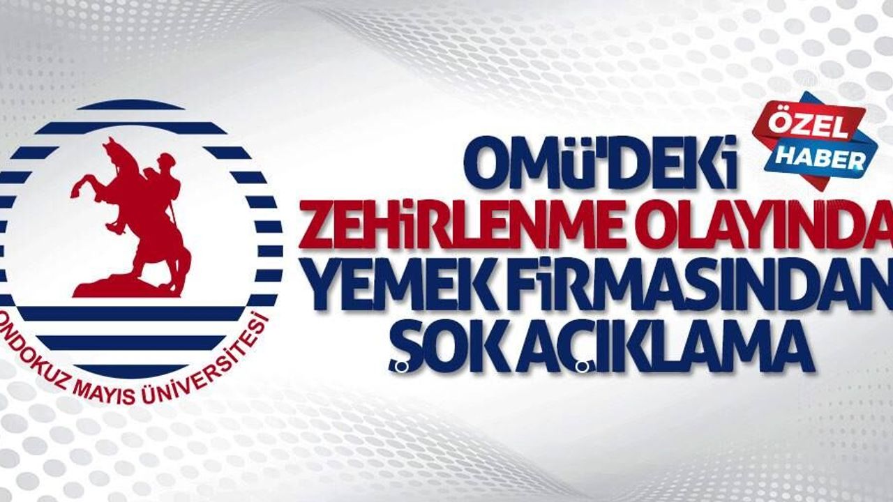 OMÜ'deki zehirlenmenin sebebi su mu?