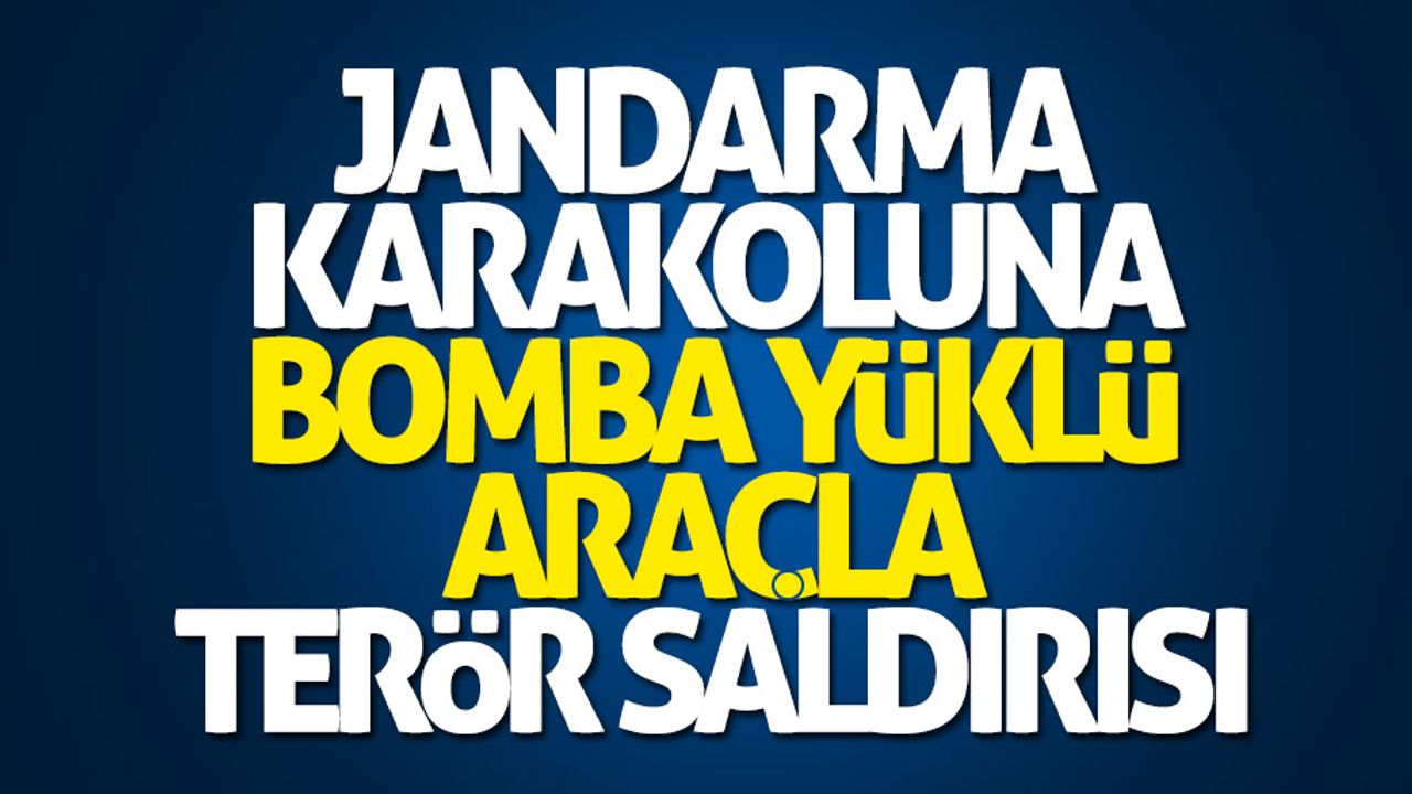 Diyarbakır'da jandarma karakoluna bomba yüklü minibüsle saldırı