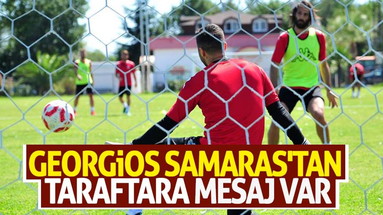 Georgios Samaras'tan taraftara mesaj var