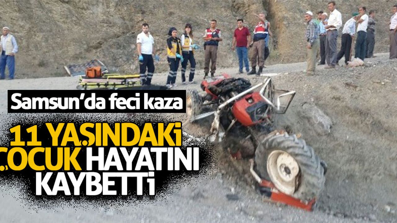 Samsun’da feci kaza: 1 ölü, 1 yaralı 