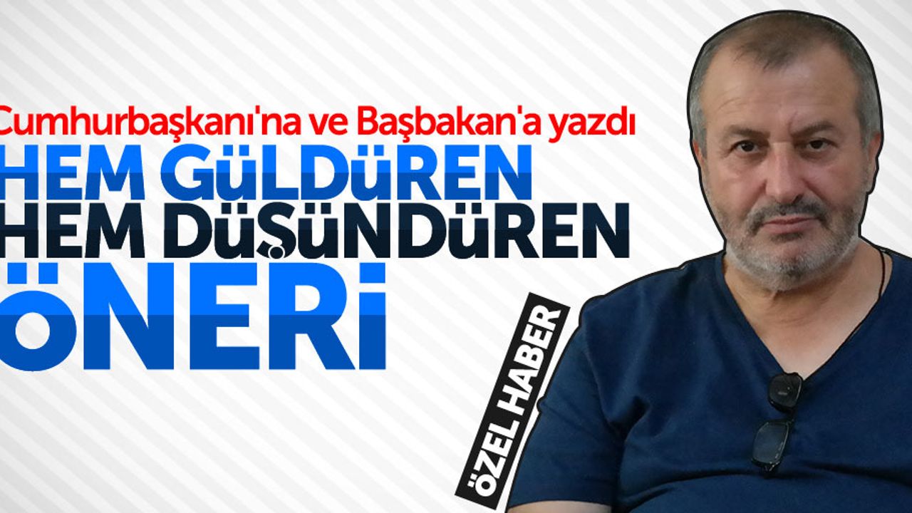 Samsunlu vatandaştan hem güldüren hem düşüren öneri