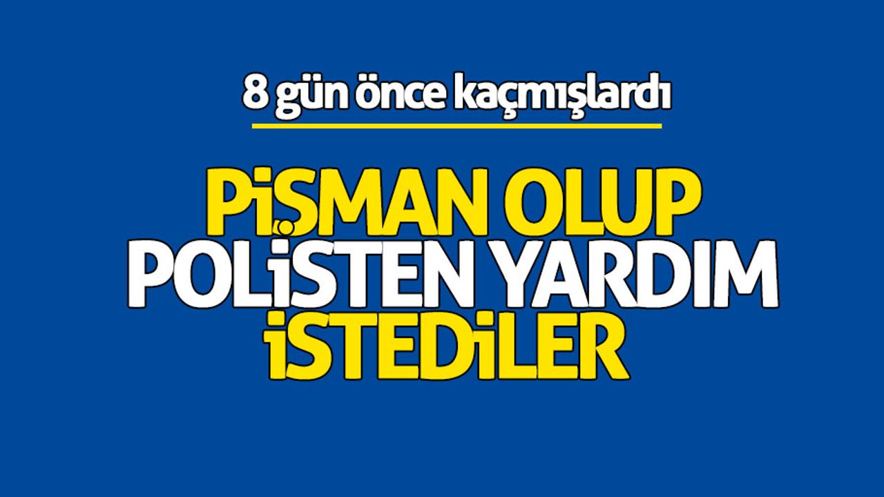 Sevgi evinden kaçan 4 kız pişman olup polise sığındı