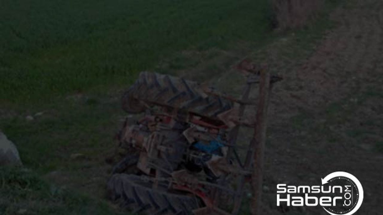 Traktör devrildi 1 kişi öldü