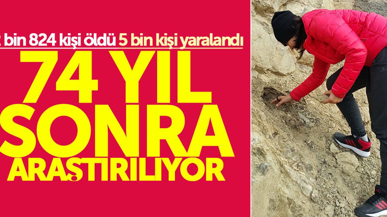 Ladik depremi 74 yıl sonra araştırılıyor