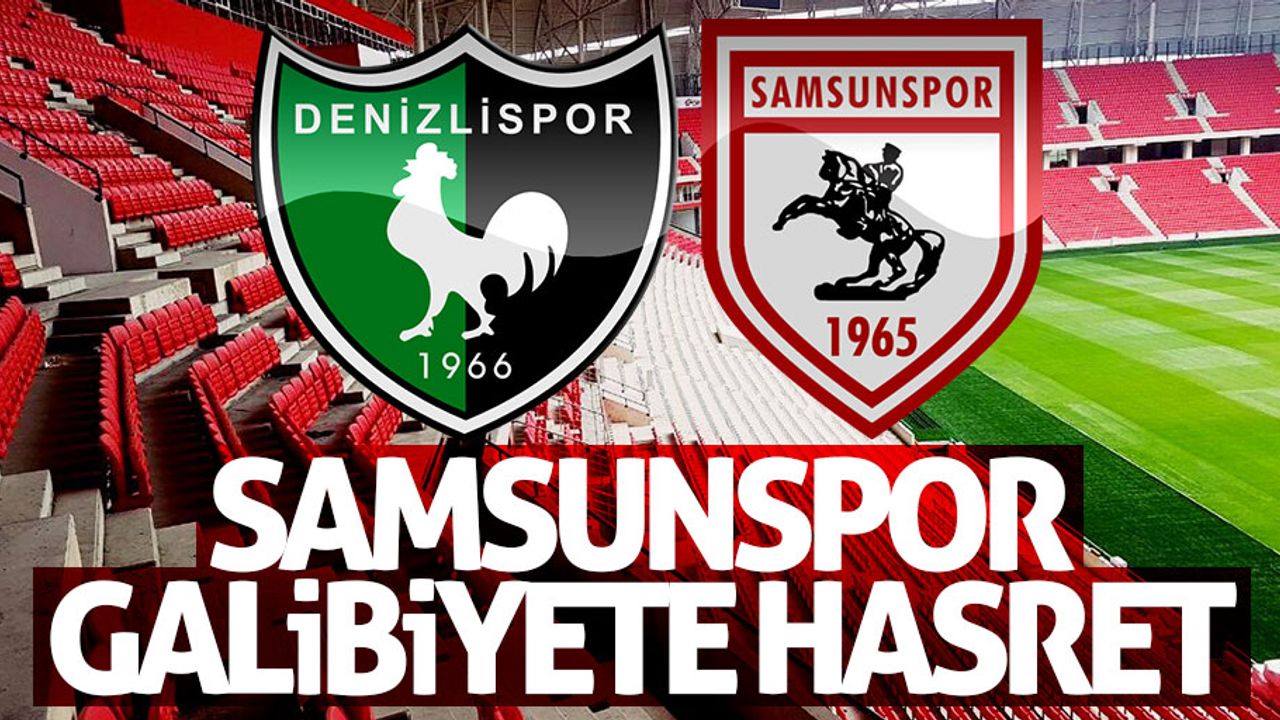 Samsunspor galibiyete hasret 0-0