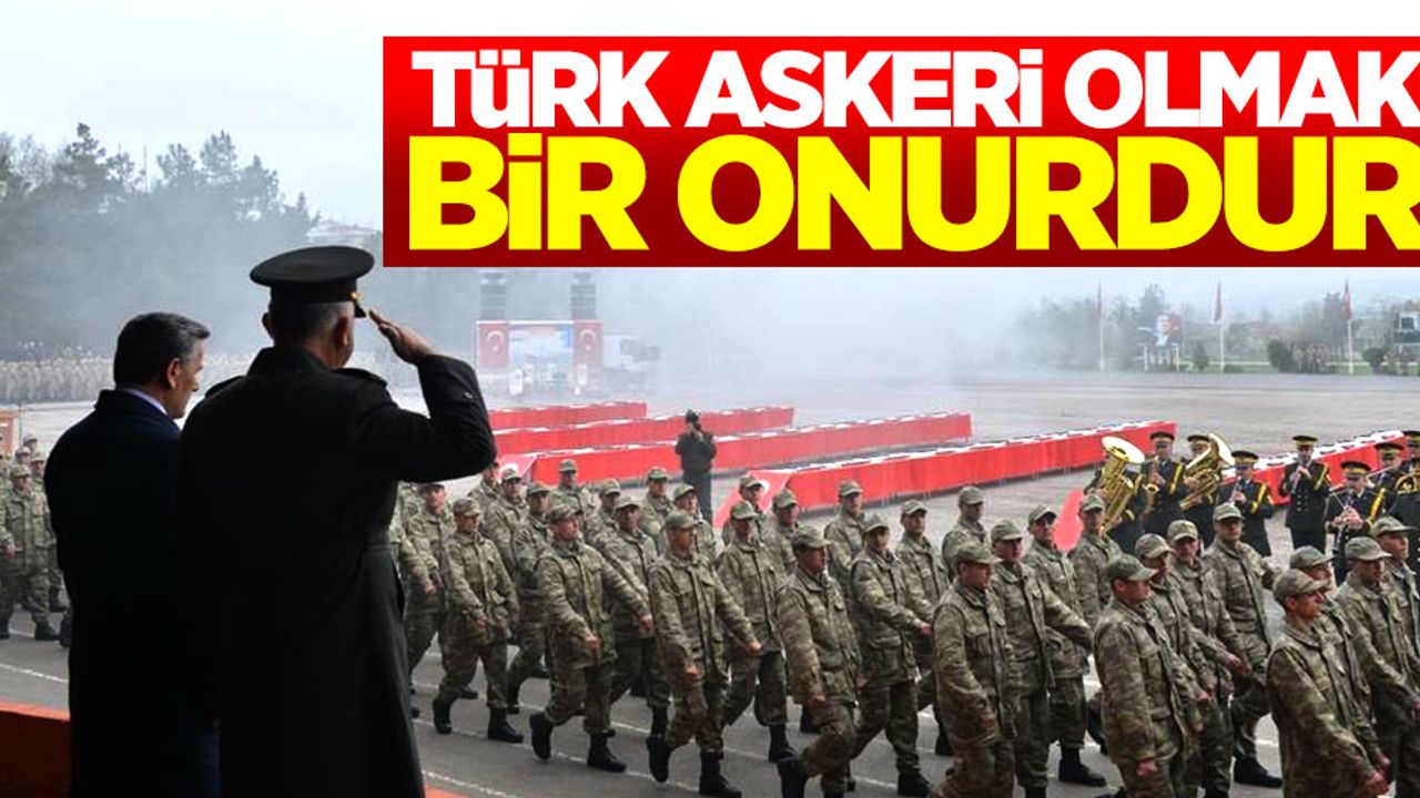 Albay Üstün: Türk askeri olmak bir onurdur