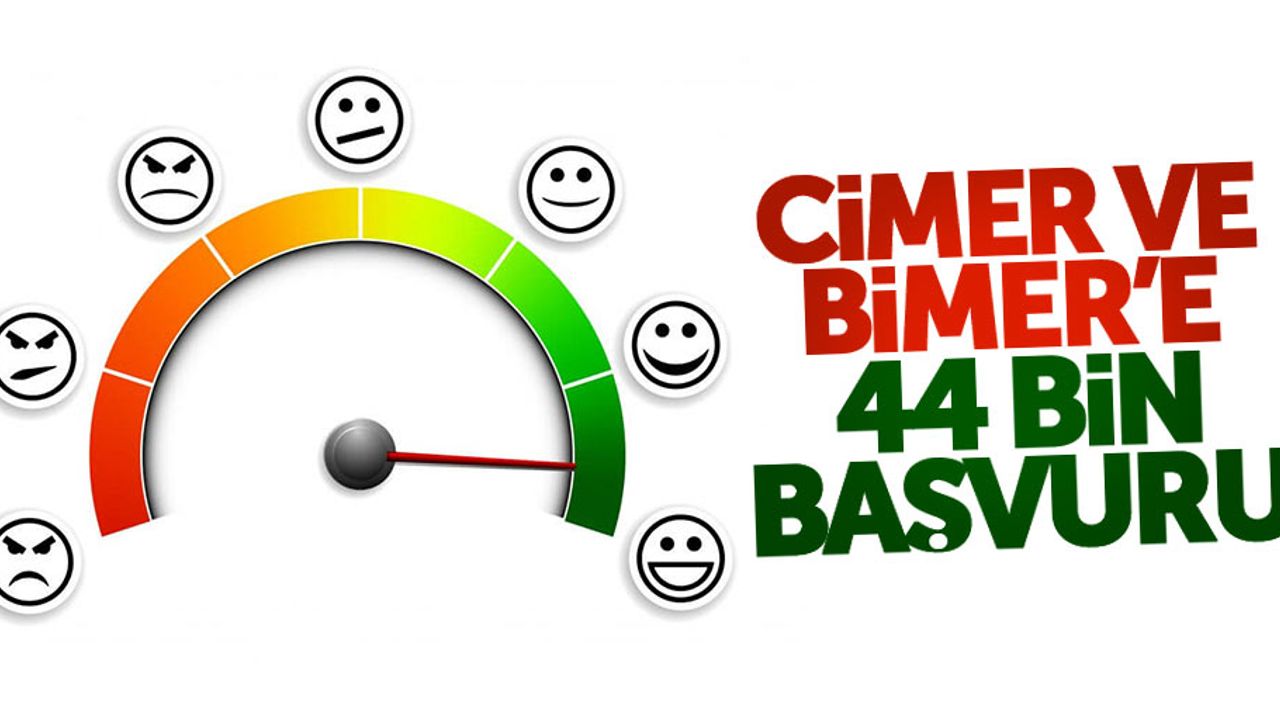 Samsun'dan BİMER ve CİMER'e 44 bin 421 başvuru