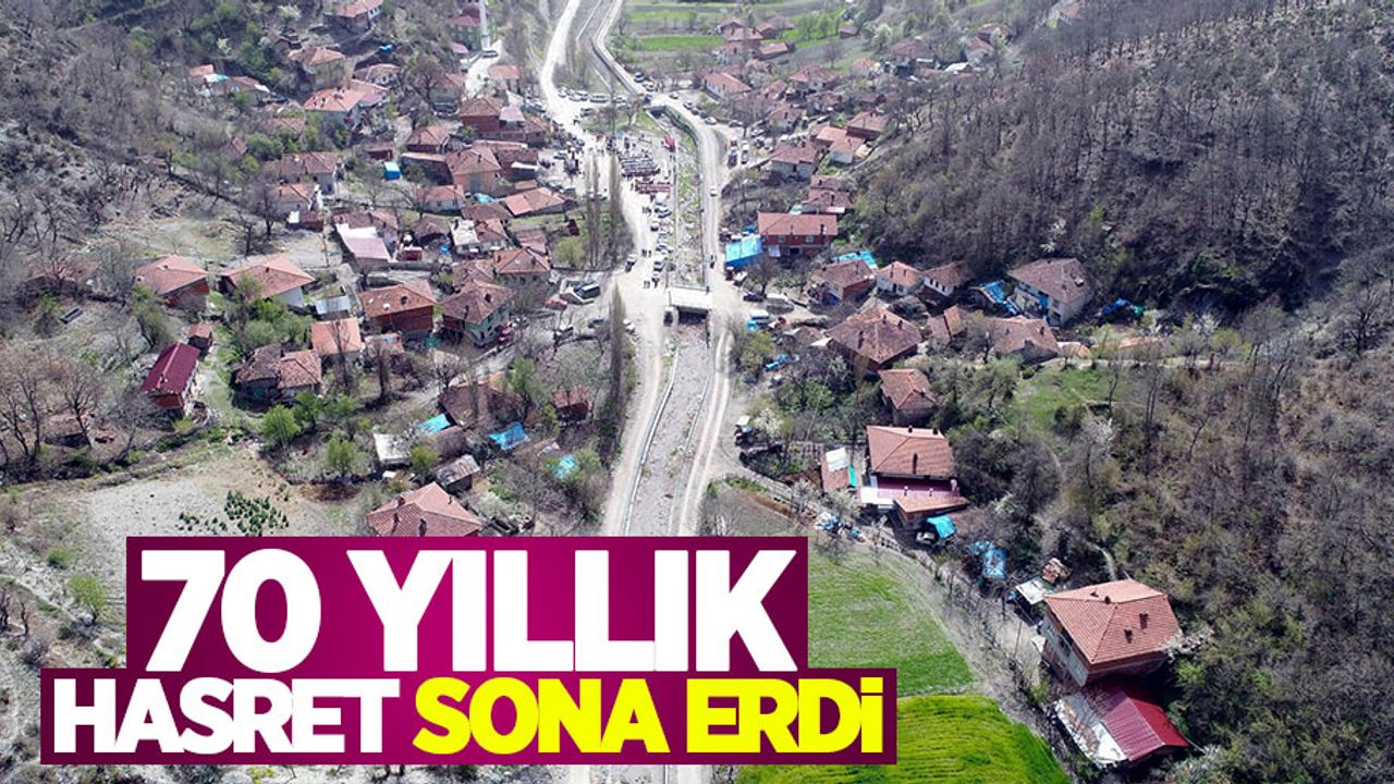 70 yıllık içme suyu hasreti sona erdi