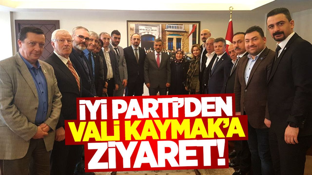 İYİ Parti'den Samsun Valisi Osman Kaymak'a ziyaret
