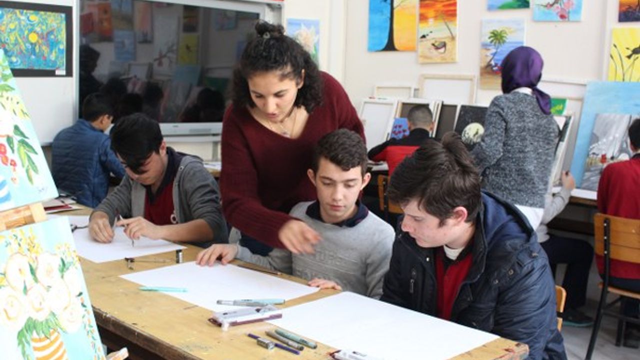 Kap bi kalem projesinde Mandala eğitimi