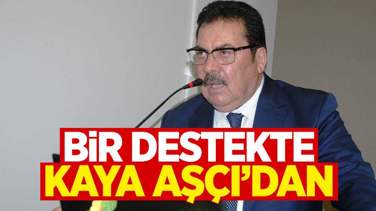Samsunspor'a bir destekte Kaya Aşçı'dan