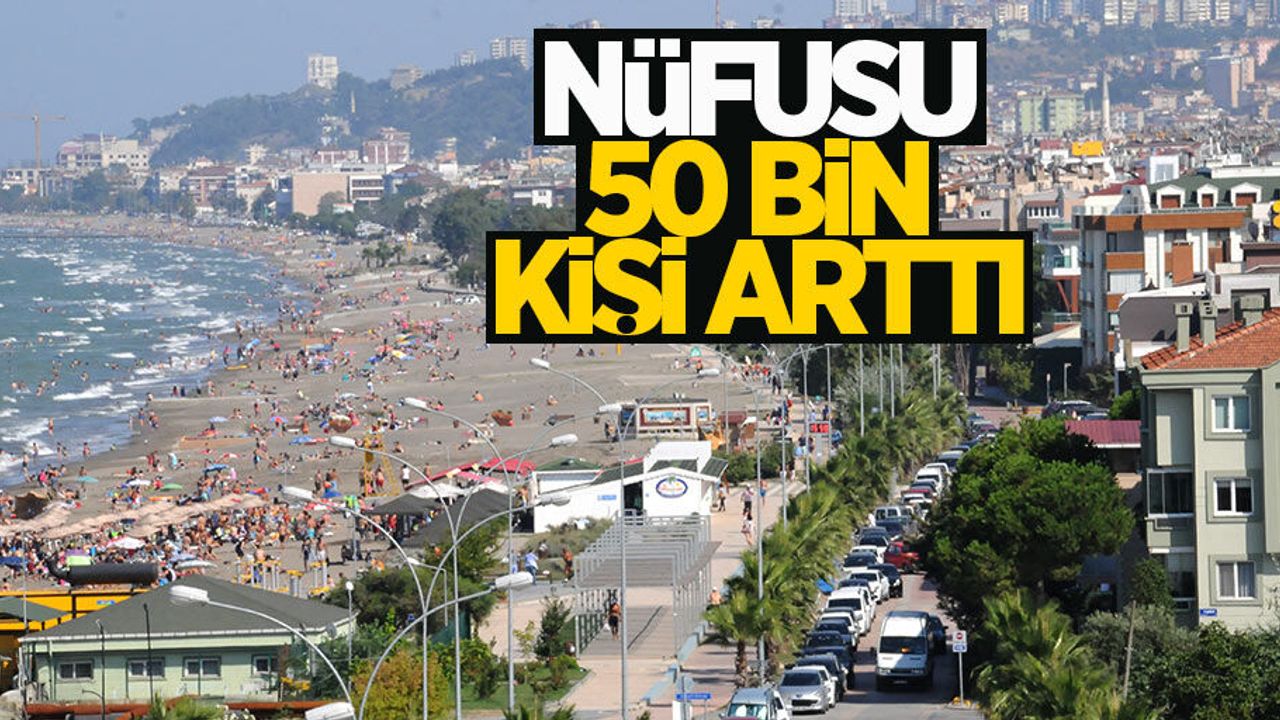Atakum'un nüfusu 4 yılda 50 bin kişi arttı