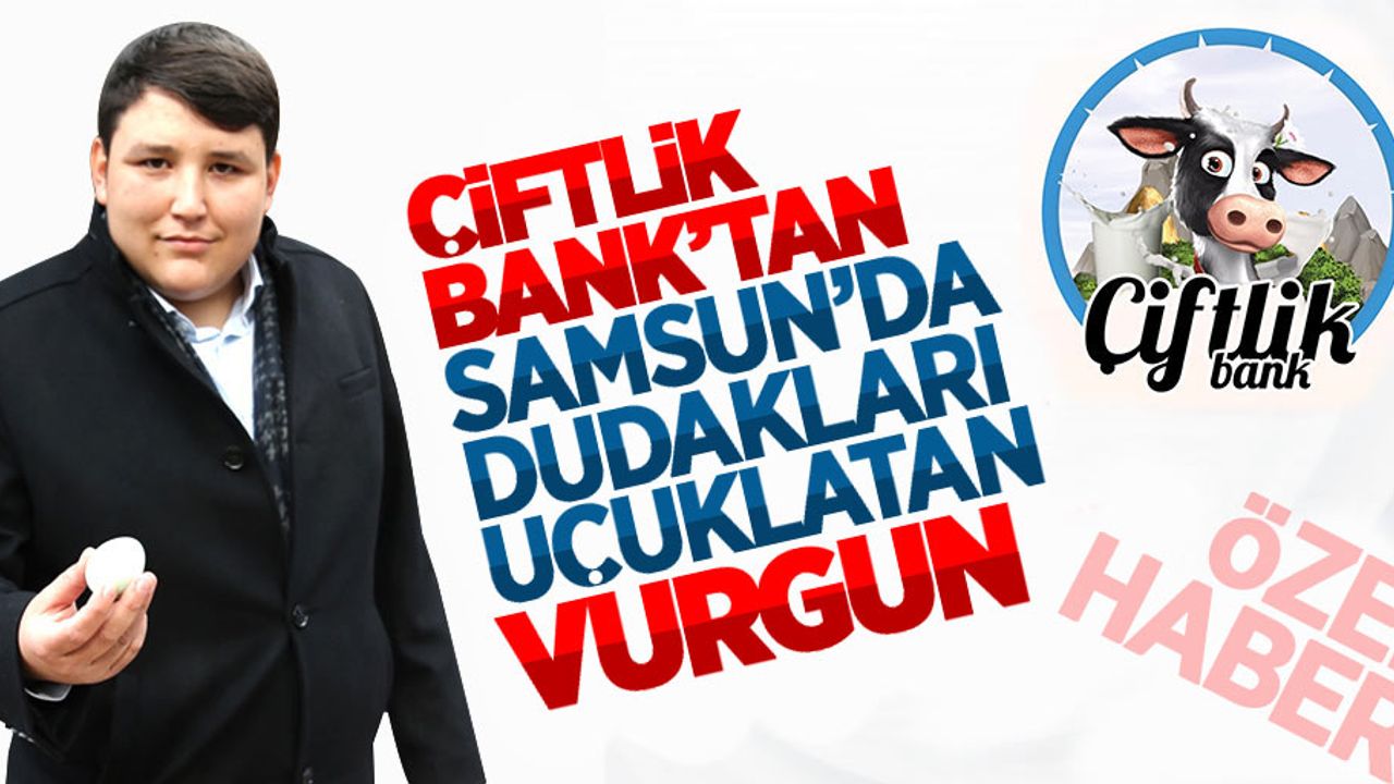 Çiftlik Bank'tan Samsun'da dudakları uçuklatan vurgun