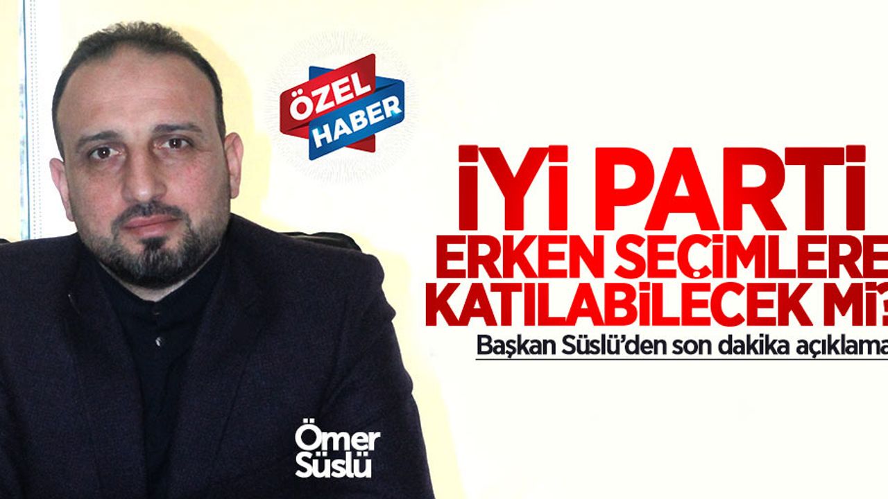İYİ Parti Genel Seçimlere katılabilecek mi?