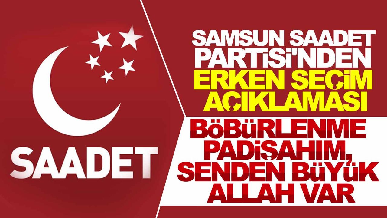 Samsun SP’den açıklama: Bu seçim değil baskındır