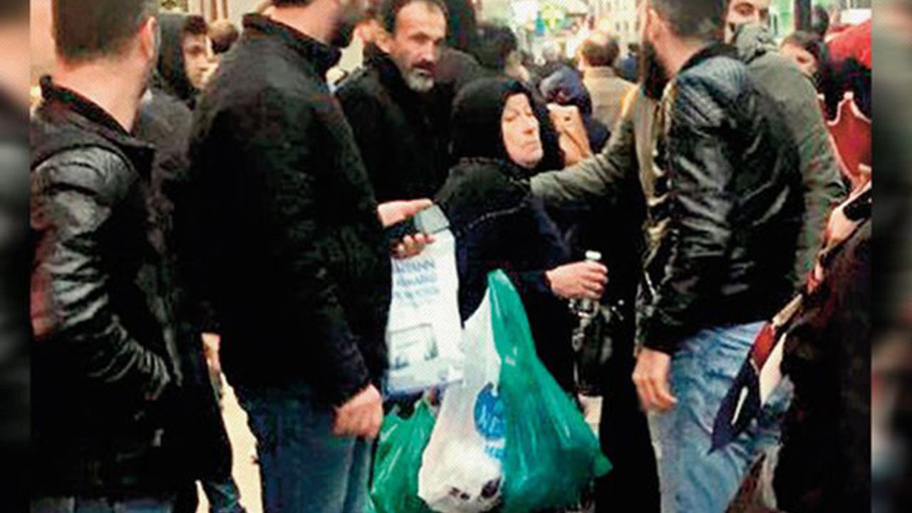 Trabzon'da vatandaşlar ve zabıta arasında gerginlik