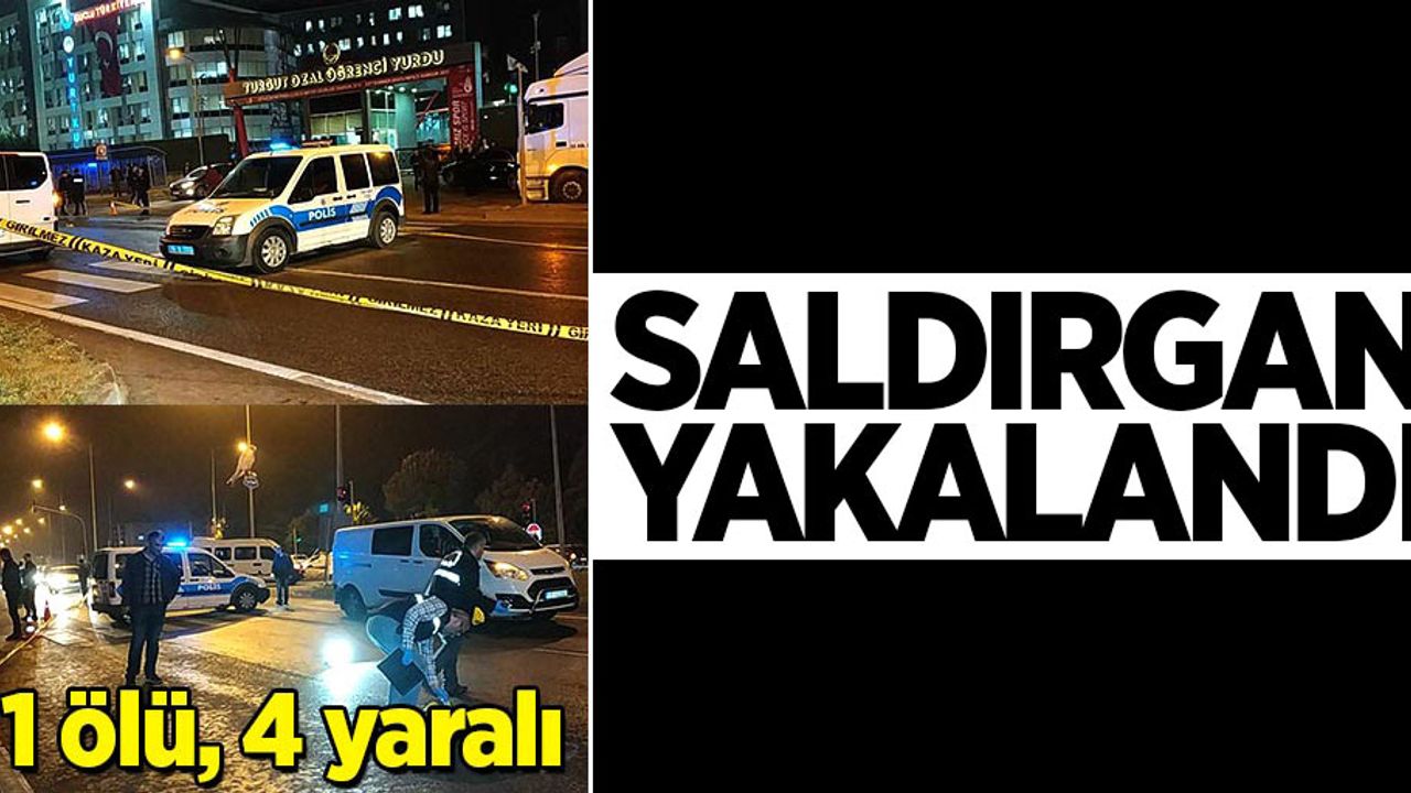 Samsun'da 1 kişiyi öldürüp, 4 kişiyi yaralayan zanlı yakalandı