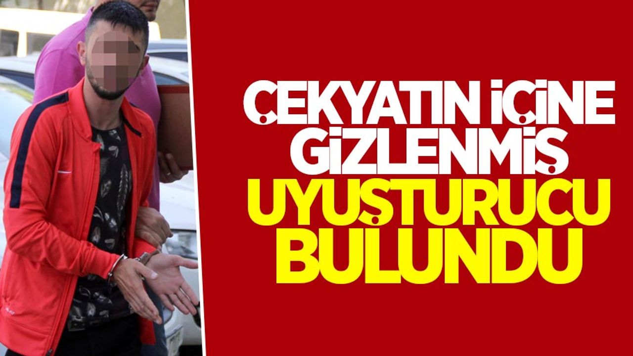 Samsun'da çekyatın içinde uyuşturucu bulundu
