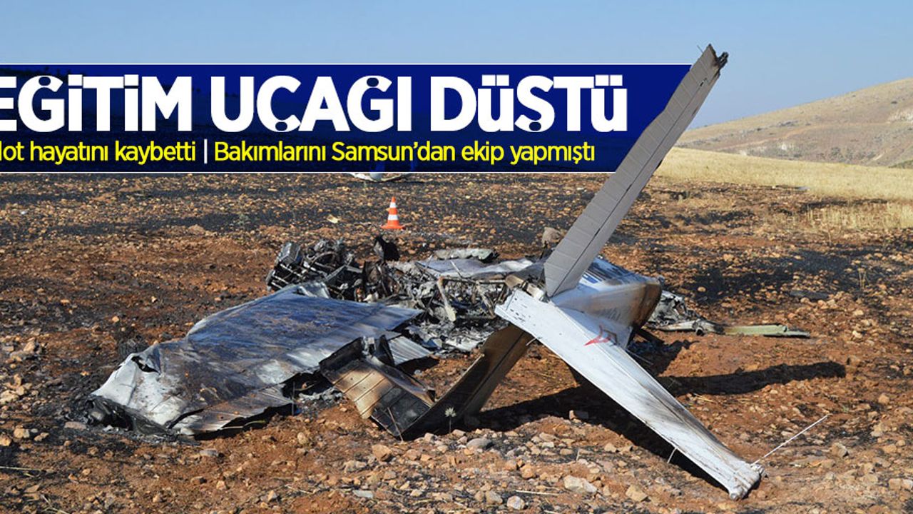Düşen uçağın bakımlarını Samsun'dan ekip yaptı
