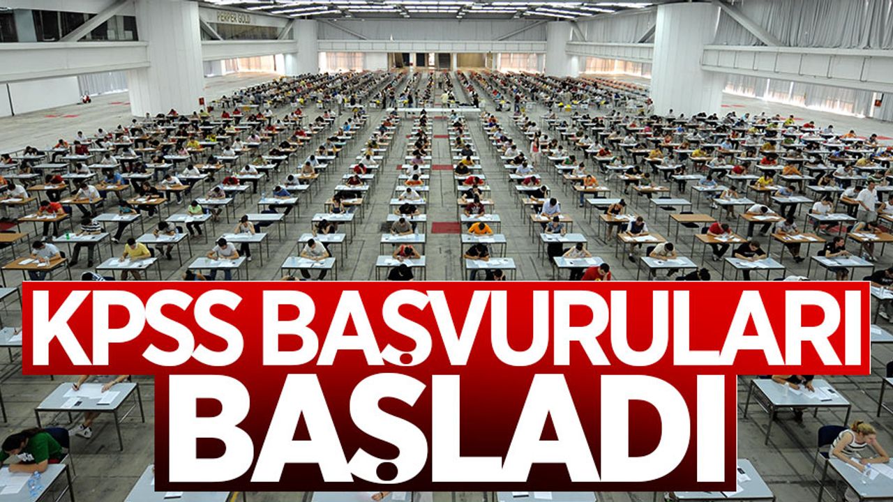 2018 KPSS Ortaöğretim başvuruları başladı