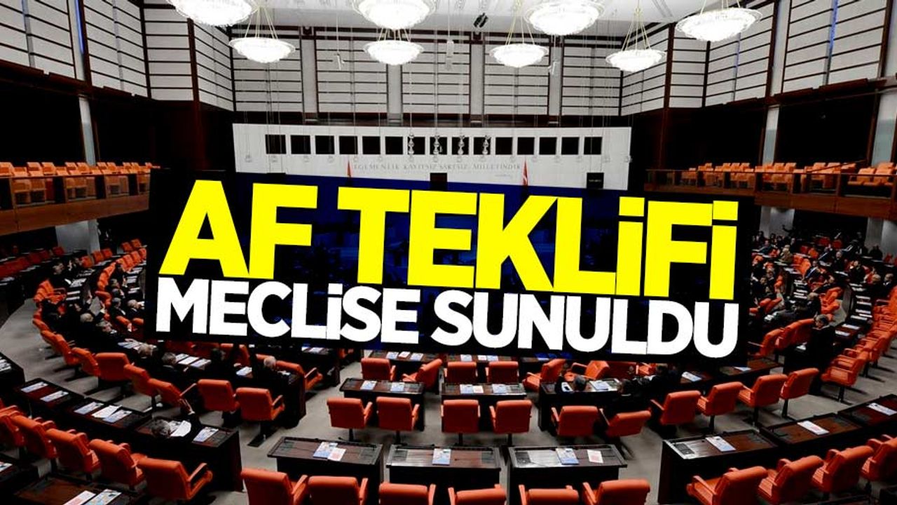 Af teklifi mecliste