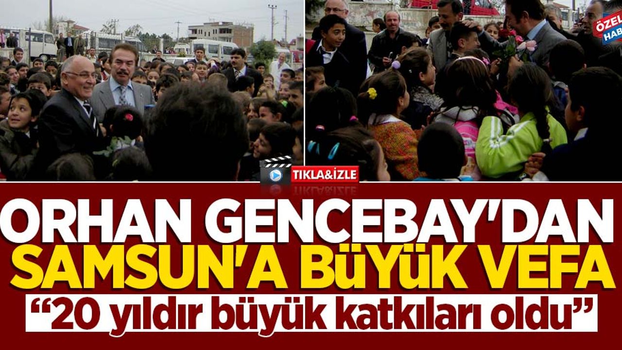 Orhan Gencebay’dan Samsun’a büyük vefa “20 yıldır büyük katkıları oldu”