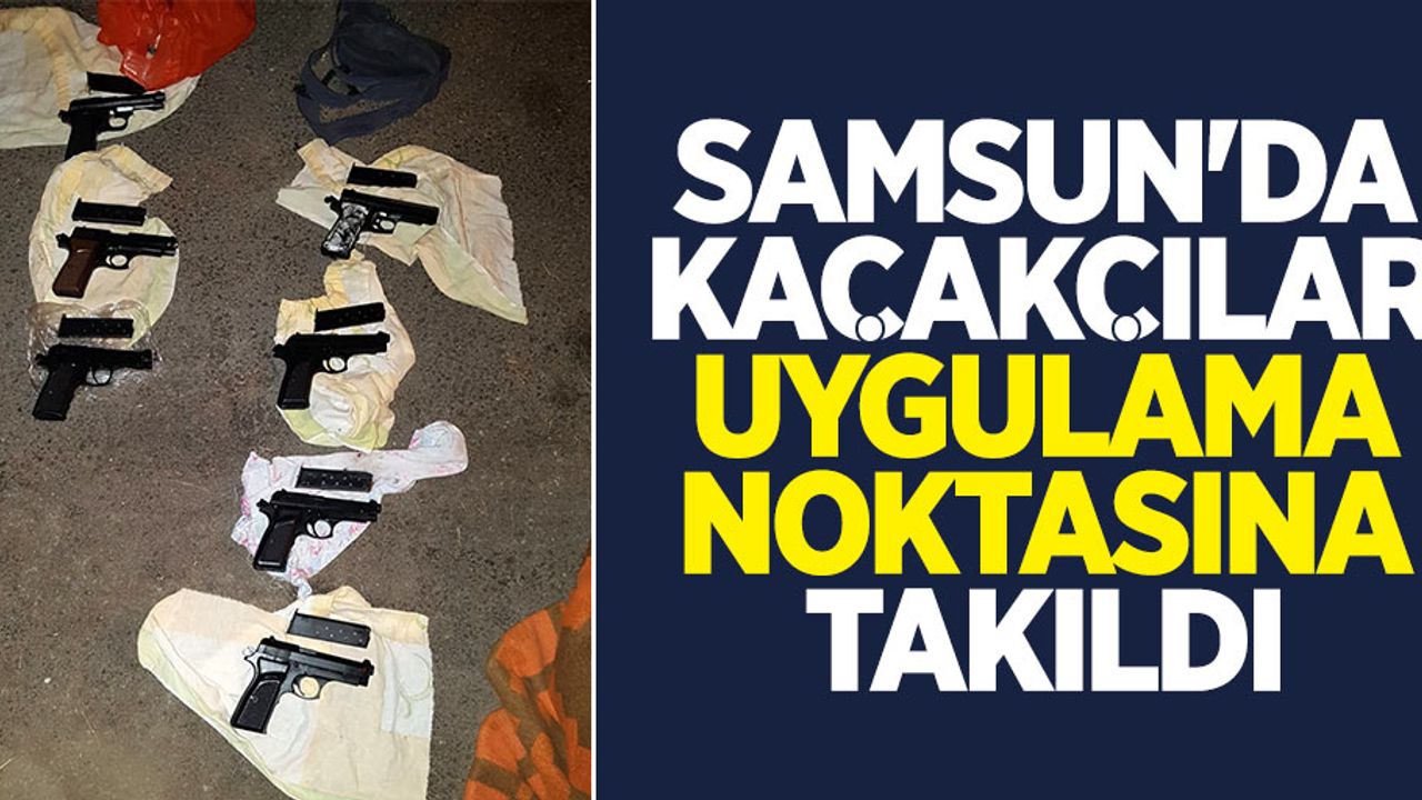 Samsun'da silah operasyonu: 2 gözaltı