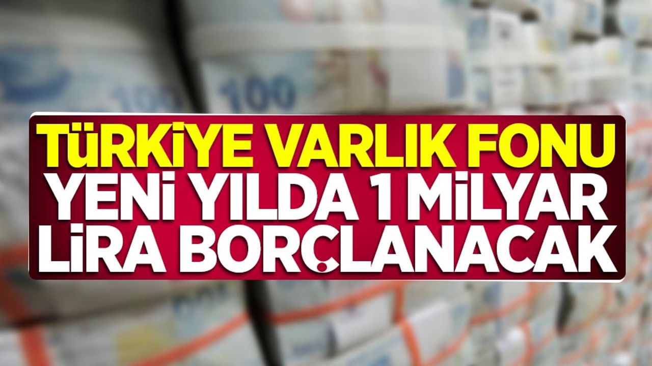 TVF yeni yılda 1 milyar borçlanacak