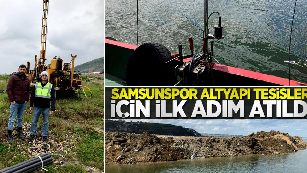 Samsunspor Altyapı Tesisleri  için ilk adım atıldı 