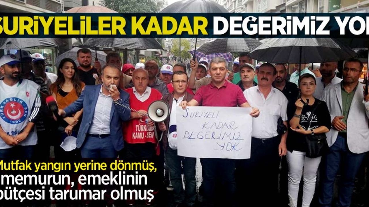 Samsun'da haklı isyan! Suriyeliler kadar değerimiz yok