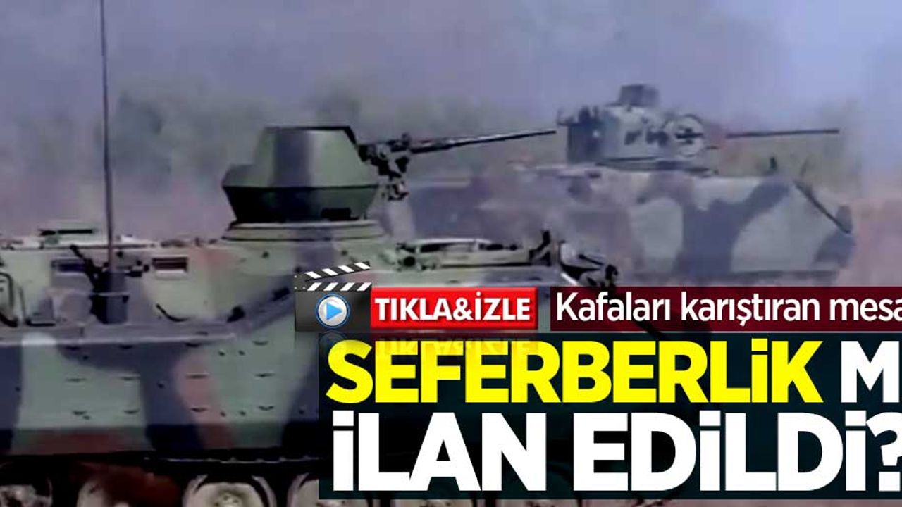 Seferberlik mi ilan edildi? Milli Savunma Bakanlığı'ndan açıklama
