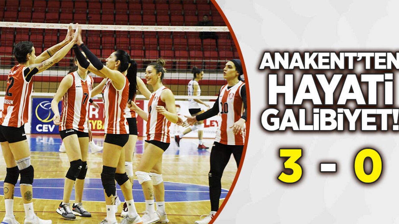 Anakent'ten Hayati Galibiyet! 3-0